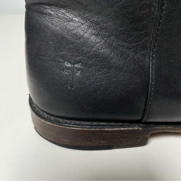 Frye Paige Pull On Riding Boots Size 9B Black - Picture 6 of 13